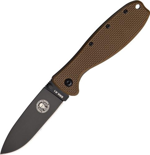 R1CBB Brown Zancudo Framelock Hunting Tactical Folding Knife