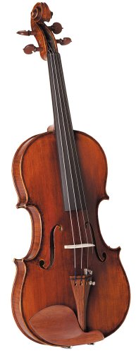 Cremona SV-1500 Master Series Violin Outfit - 4/4 Size - Hand-Carved Spruce Top, Premium Maple Back & Sides, Hill Style Boxwood Fittings, Anton Breton VNS-150 Strings, Deluxe Case & Brazilwood Bow
