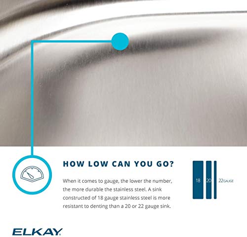 Elkay ELUHAD191655 Lustertone ADA Undermount Sink by Alfi