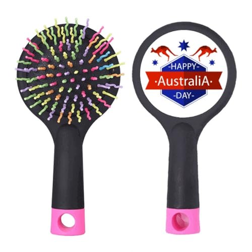 Cepillo desenredante antitirones Happy Australia Day para pelo difícil y enredado