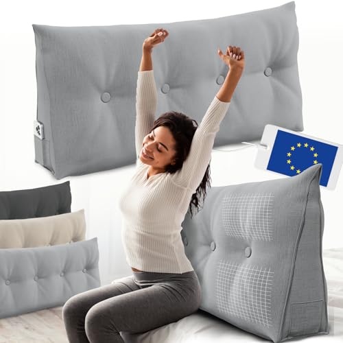 ELONEO Cojín de Respaldo 120 cm de Ancho