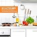 BYKITCHEN Pan and Pot Protectors, Larger & Thicker Pan Protectors with Stars, Set of 6 and 3 Different Sizes, Pot Protectors for Stacking and Protecting Your Cookware