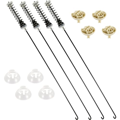 LUGEIRI MVWC465HW2 MVWC465HW3 W11217817 Washer Suspension Rod Kit 26.45 inch Fit for May-tag and Whirl-pool Washing Machine MVWC465HW0 WTW4955HW2 MVWC465HW4 MVWC465HW1 4KMVWC410JW0 4KMVWC410JW1