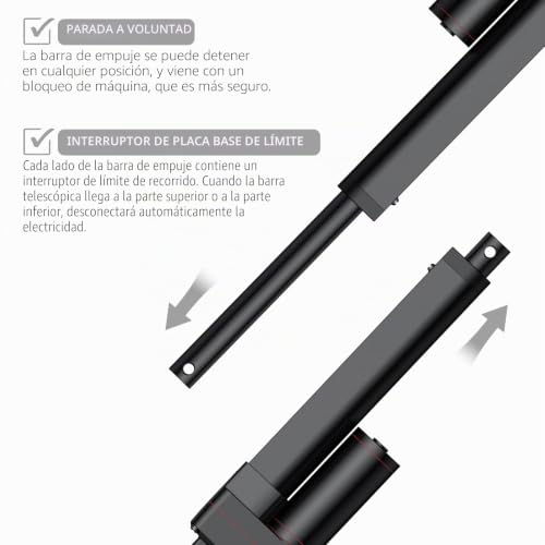 Actuador lineal 12V Justech: eleva sofás y mesas pesadas de forma silenciosa 6