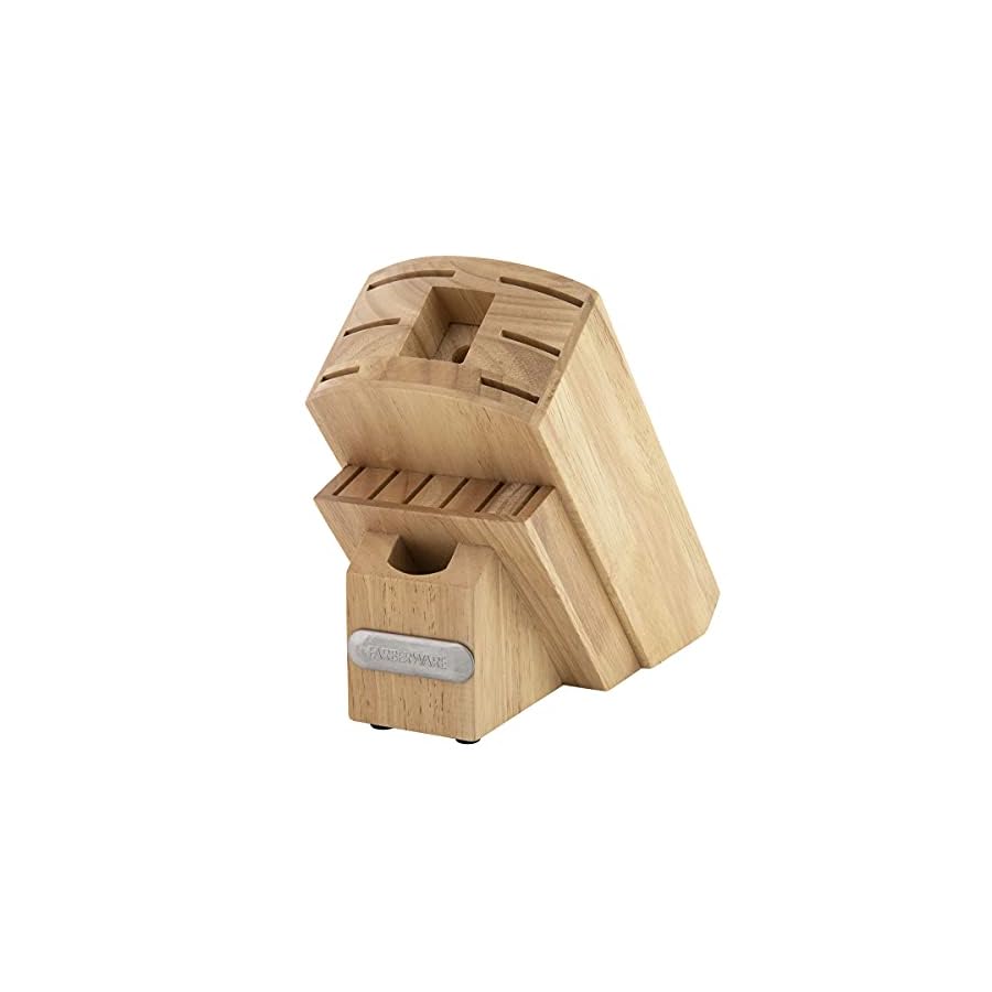 Farberware-15-Piece-Forged-Triple-Rivet-Knife-Block-Set-High-Carbon-Kitchen-Knife-set-with-Ergonomic-Handles-15-Piece-Set-Razor-Sharp-Knife-Set-White Farberware 15-Piece Forged Triple Rivet Knife Block Set, High-Carbon Kitchen Knife set with Ergonomic Handles, 15-Piece Set, Razor-Sharp Knife Set, White