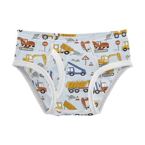 Boys' Exclusive Briefs Toddler Underwear 95% Combed Cotton Boxerbriefs 2T Vehicle Pattern Cars 5