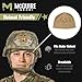 M MCGUIRE GEAR GI Style Polartec 100 Fleece Watch Cap Beanie, Lightweight Fitted Cap, Tactical Gear & Warm Winter Hat (Coyote)