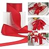 Amazon.com: HUIHUANG Red Ribbon 2 inch Double Face Satin Ribbon Red ...
