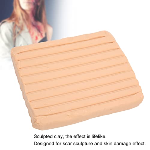 AUHX Argila de maquiagem para cicatrizes, cola multiuso segura para efeitos especiais, argila de maq