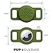 Pup Culture Cat Collar Airtag Holder, Extra-Durable, Lightweight, and Protective Cat Airtag Collar Holder - Track Your Cat Using Apple AirTag Technology - Airtag Collar Cat - Airtag Cat Collar Holder