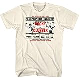 American Classics Rocky MGM Movie Rocky Vs. Clubber Adult T-Shirt - Off-White - Large