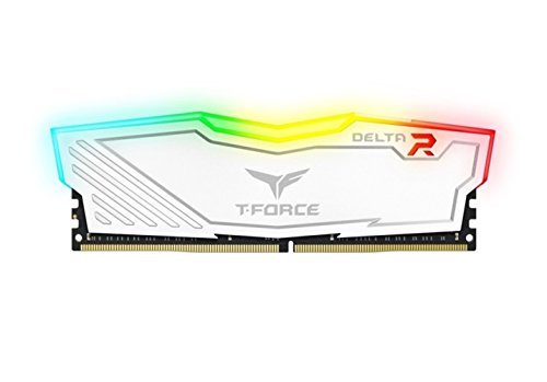 Team Group DELTA RGB DDR4 módulo de - Memoria (4 GB, 1 x 4 GB, DDR4, 2400 MHz, 288-pin DIMM, Blanco)