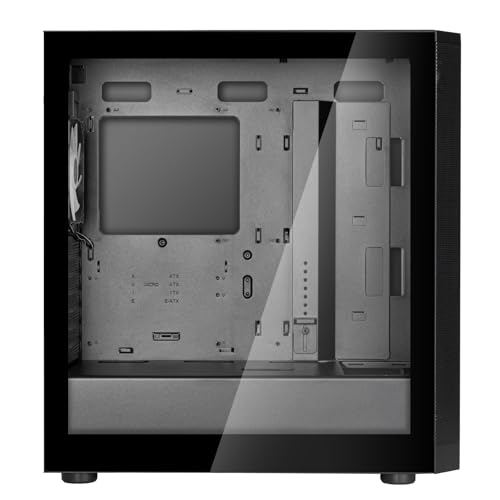 Gabinete SilverStone FARA 514X Negro ATX de torre completa en metal con soporte dual para radiador, ventiladores ARGB y refuerzo para GPU, modelo SST-FA514X-BG miniatura 3