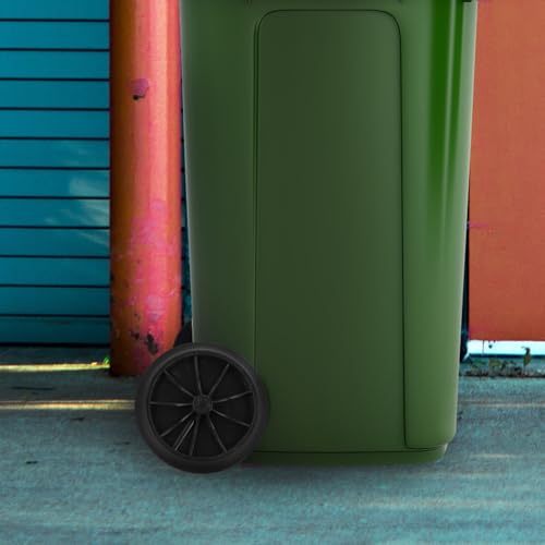 Roues pour poubelle légères et pratiques lot de 2 - 8