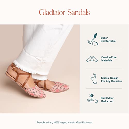 Image of ZOUK Women's Handcrafted Gladiator Sandals