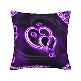 purple sofa bed futon Decoración perfecta: las fundas de almohada se presentan como un gran ajuste para tu sala de estar, dormitorio, patio, césped, porche, balcón, sofá o sofá y se convierten en una opción de presentación para amigos cercanos o familiares para varias ocasiones