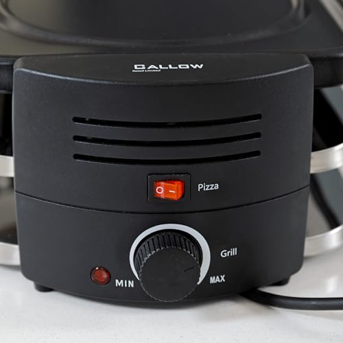 8 Person Raclette Grill and Mini Pizza Maker Oven – Non-Stick with 8 Pans and Pizza Cutter 1600W - Image 8