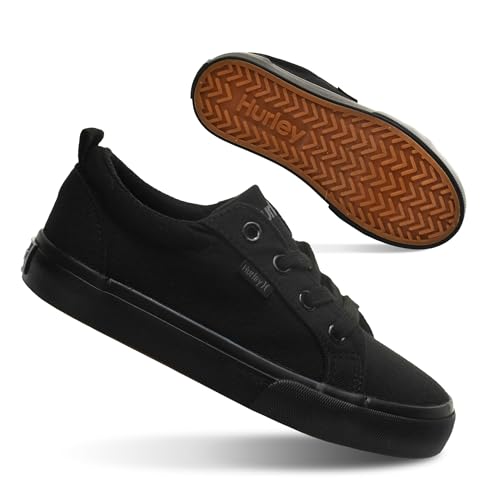 Hurley Finn Kids Canvas Sneakers, Black