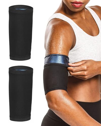 KEMUZ Fascia Dimagrante Pancia Donna - Banda Elastica Snellente per Braccia e Addominali, Cintura Regolabile per Allenamento e Vita Quotidiana, Comfort Estremo e Design Ergonomico (2 Pezzi)​.