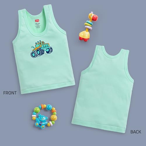 Image of LuvLap Baby Boys Regular Fit 100% Cotton Vest