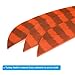 PATIKIL Shield Cut Vanes, 20 Pack 4 Inch Arrow Fletch Turkey Feather Fletch Right Wing Fletching for DIY Target Shooting, Orange