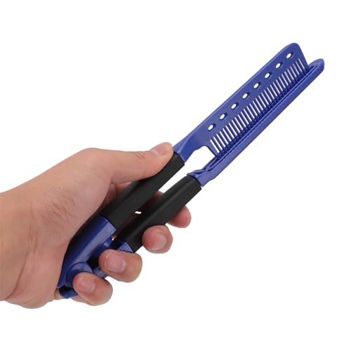 Plancha para el cabello en forma de V con tecnología antiestática de calentamiento rápido, herramienta de estilo profesional para alisar sin frizz en casa miniatura 7