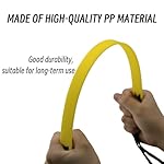 20ft Agility Ladder - Speed Ladder for Soccer with Carry Bag & Straps | 12 Adjustable Rungs | Soccer, Agility Training Equipment | Durable Footwork Ladder for Athletes (Yellow) - Image 3