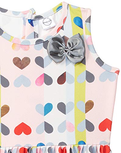 Image of Gubbarey Girls Knee-Length Casual Dress (Drg2019 Peach 2 Years-3 Years)