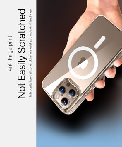 Image of WOW IMAGINE Ultra-Hybrid Back Case Cover for iPhone 16 Pro | Compatible with MagSafe | Drop and Camera Protection | Shock Proof Crystal Clear Mobile Back Case for iPhone 16 Pro (PC+TPU)-(Transparent)