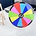 DLOULP Tabletop Prize Turn Plate Fortunes Wheel Rotating Game Lucky Draws Rotating Erasable Fortunes Erasable