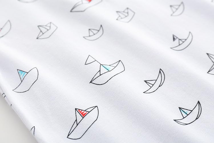 LuckeLadybug Short Sleeve Kids Lapel Shirt - Navy Blue - Small2