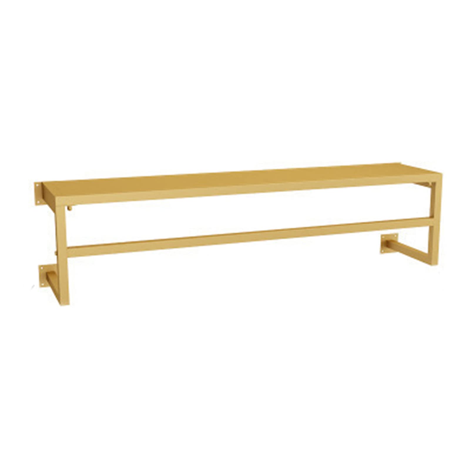 JKJZSALJ Clothing Store Display Rack Ceiling Hanger, Windows Shelves Hanging Clothes Bar Display Hangers, Metal Retail Clothing Garment Racks Display Rod,B,120cm