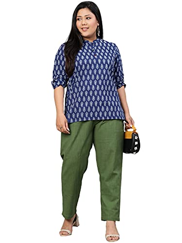 Image of Jaipur Kurti Women's Regular Pants