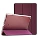Produktbild ProCase Hülle für iPad 9.7 2018 iPad 6 Gen /2017 iPad 5 Gen Schutzhülle Case Cover,Dreifach Ultra Dünn Leicht Klapphülle mit Transluzent Rückseite Smart Cover für ipad 9.7 Wine