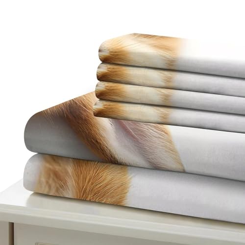 Housse de couette microfibre résistante lapin fermeture éclair