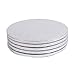 Miss Bakery's House® Cake Drum - 12 mm - Ø 20 cm - argenté - ronde - 5 pièces - support - sous-verre épais pour gâteaux