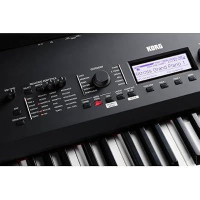 Korg Kross 2-88-MB 88-key Synthesizer Workstation - Super Matte Black