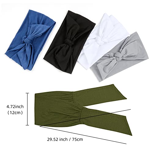 Terse Adjustable Workout Headbands For Women Non Slip Hair Scarf Headbands Tie Headbands For Women's Hair Sports Yoga #TOP2