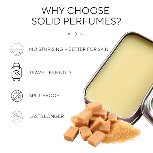 Blur India Smells Like Fresh Cut Flowers™ Solid Perfume | Floral Rose, Brown Sugar, Frangipani Fragrance | Alcohol Free | Perfume Primer | Safe For Skin