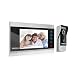 Produktbild TMEZON Video-Türsprechanlage, 1080p, Türeingangssystem mit 17,8 cm (7 Zoll), 1-Monitor, 1 Kamera für 1-Familienhaus, Touch-Taste, Nachtsicht, unterstützt automatische Schnappschuss/Aufnahme