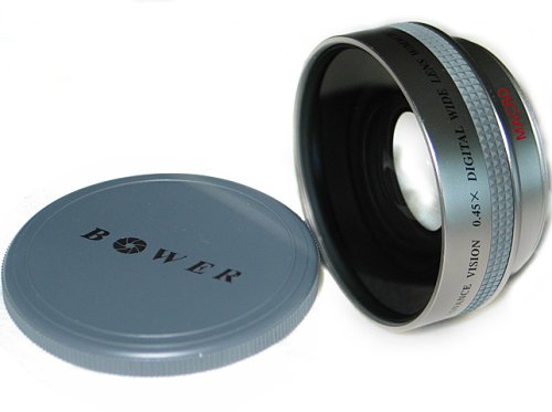 58 mm nero super grandangolare/fisheye obiettivo con macro (scatola nera o argento)