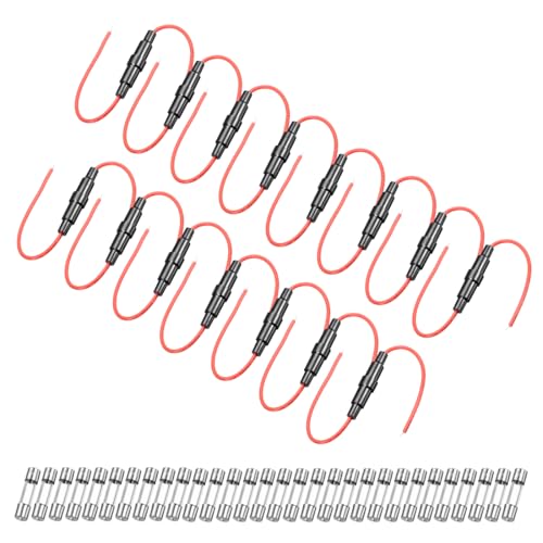 Porte-fusible en ligne 5 x 20 mm pour câblage audio et éclairage LED