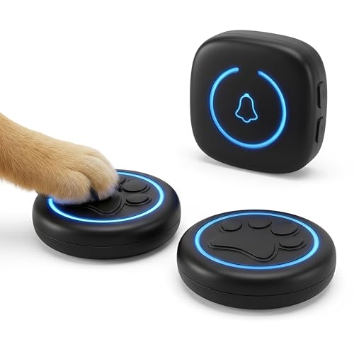 Dog Door Bell for Potty Training, Smart Wireless Doggie Doorbell to Go Outside, 1000 Feet Long Range...