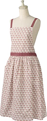 フリークロス 花柄エプロン フリーサイズ