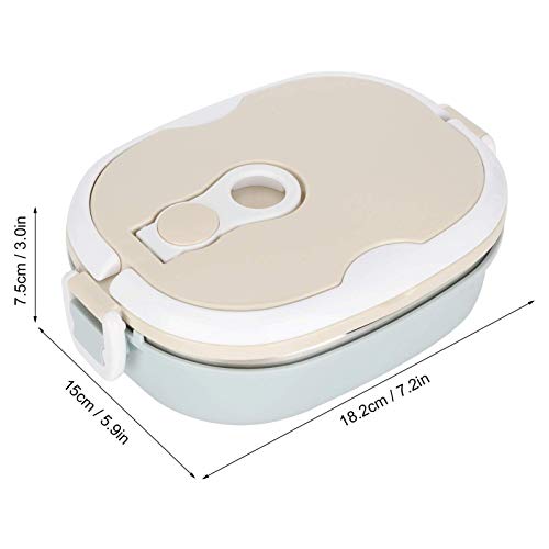 Niiyen Lunch Box 900Ml 1 Layer Hot Food Lunch Containers Portable Stackable 304 Stainless Steel Adult Bento Lunch Box Cold And Hot Food Storage For School Office Outdoor Travel #TOP5