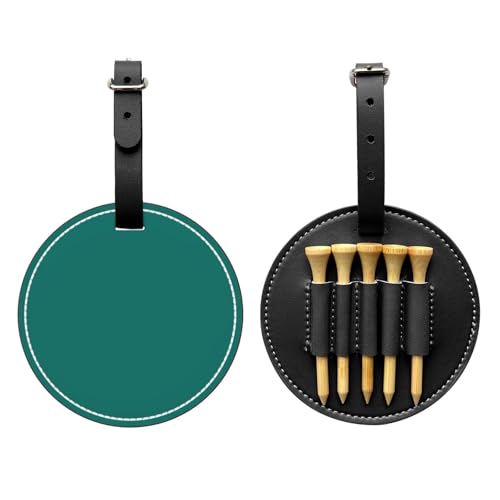 Solid Dark Green Black Golf tee Storage Bag - Durable and wear-Resistant Golf Accessories
