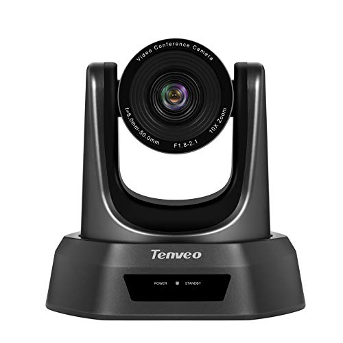 Tenveo 10X-USB Camera Video Conference Camera Optical Zoom Full HD 1080p USB PTZ Camera for Business Meetings (NV10U)
