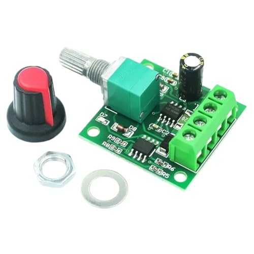 New for DC 1.8V 3V 5V 6V 12V 2A PWM Motor Speed Controller Low Voltage Motor Speed Controller PWM 0~100% Adjustable Drive Module