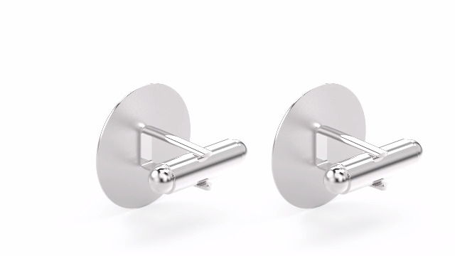 Set de Mancuernillas para Hombre en Plata 925 miniatura 7