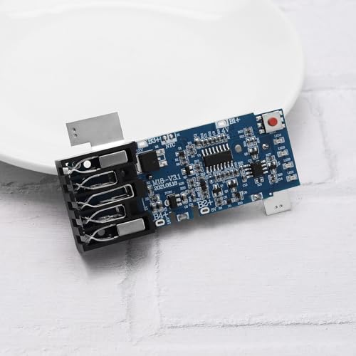 eMagTech M18 PCB Board Lithium Battery Protection Board Charging Protection Circuit Board Compatible with Milwaukee 18V Li-Ion Battery Repair Part Accessory